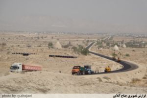 ویدیو عملیات اجرایی جاده خور جناح – آبان ۹۵