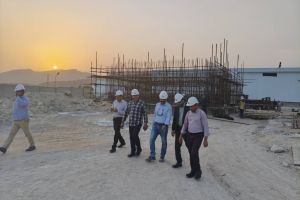 قدم به قدم تا رفع مهمترین چالش شهرستان بستک؛ پیشرفت فیزیکی مناسب پروژه آب‌شیرین کن چارک + تصاویر