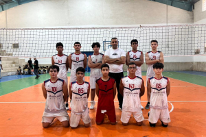 حضور والیبالیست نوجوان جناحی در میان سه نماینده شهرستان بستک در اردوی انتخابی مسابقات کشوری