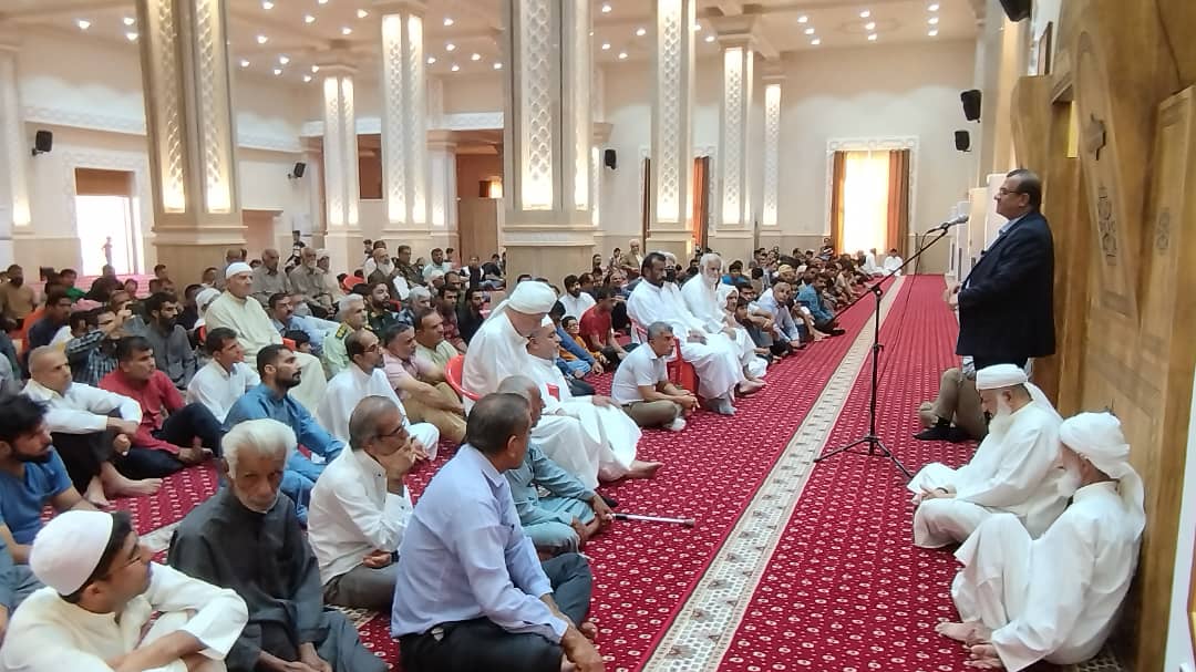 سخنرانی جباری در نماز جمعه هنگویه، افتتاح دبستان ۹ کلاسه خیرساز و بازدید از چمن بزرگ شهر + تصاویر