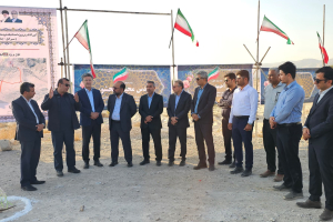 کلنگ احداث باند دوم محور بستک – جناح به زمین زده شد + تصاویر