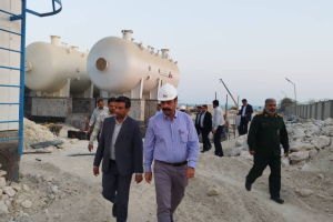 دکتر جلالی: پیشرفت پروژه احداث آب‌شیرین کن بندر چارک بسیار خوب ارزیابی می‌شود